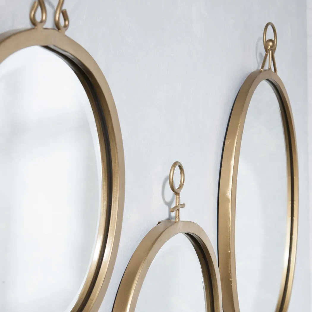 Edmonton Gold Mirrors Set of 3 - Thumbnail - Image 4