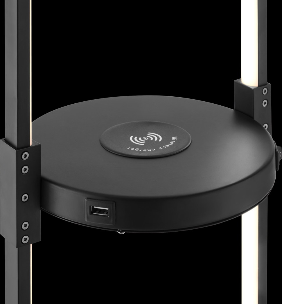 Ednam Avenue Black Floor Lamp - Thumbnail - Image 3