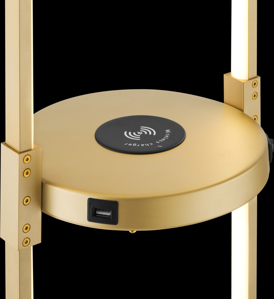 Ednam Avenue Gold Floor Lamp - Thumbnail - Image 3