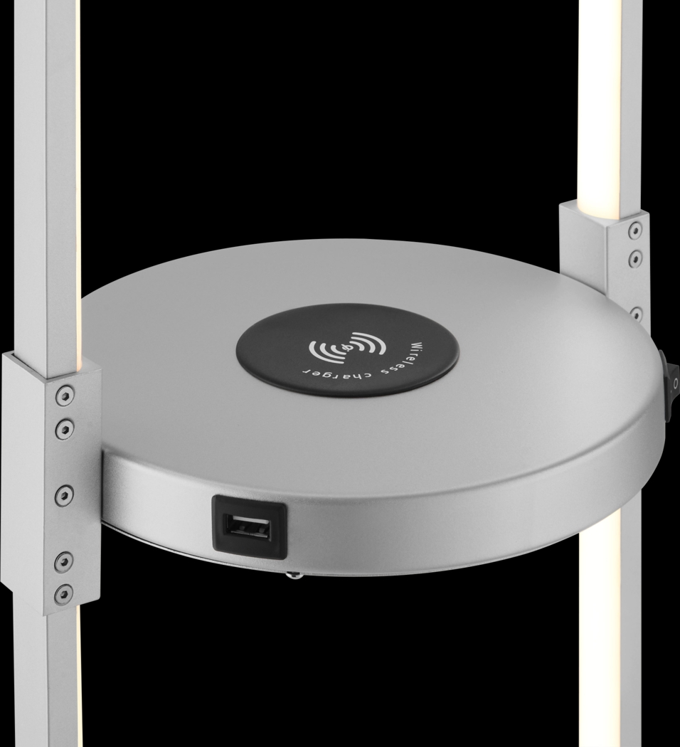 Ednam Avenue Silver Floor Lamp - Thumbnail - Image 3