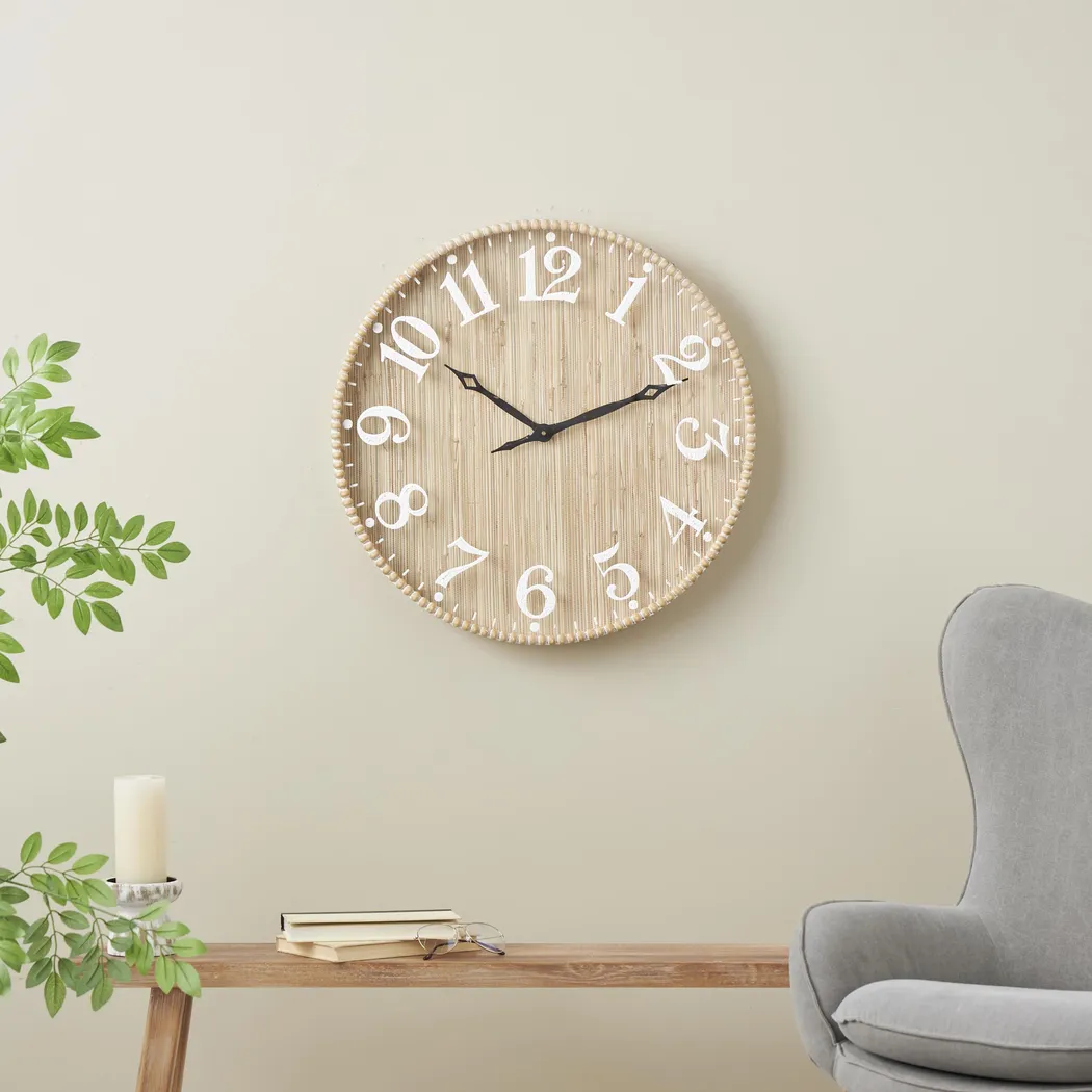 Edral Brown Wall Clock - Thumbnail - Image 2