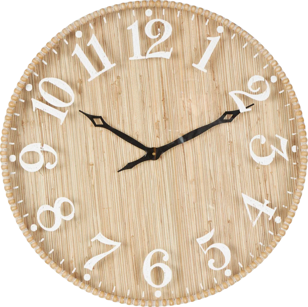 Edral Brown Wall Clock - Thumbnail - Image 1