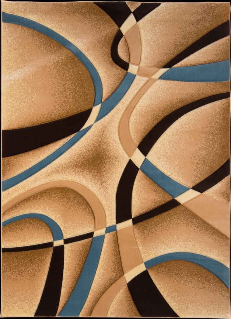 Edrea Blue 7'8 x 10'2 Rug - Thumbnail - Image 1