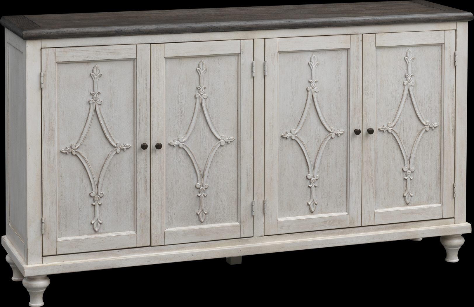 Edsel Cream Credenza - Thumbnail - Image 1