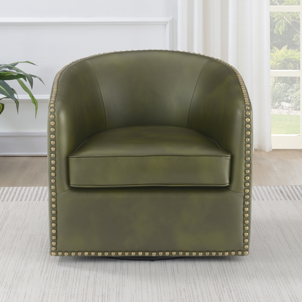 Edueni Green Swivel Chair - Thumbnail - Image 3