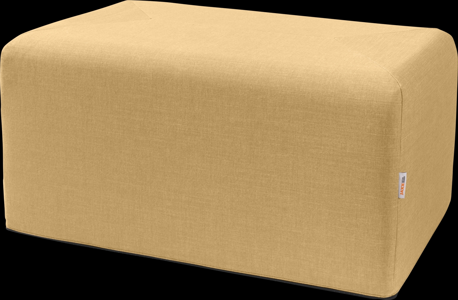 Edunci Beige Large Rectangular Ottoman - Thumbnail - Image 1