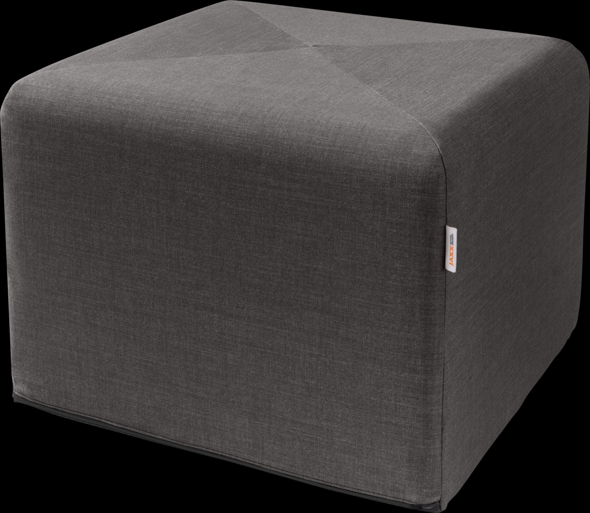Edunci Black Large Ottoman - Thumbnail - Image 1