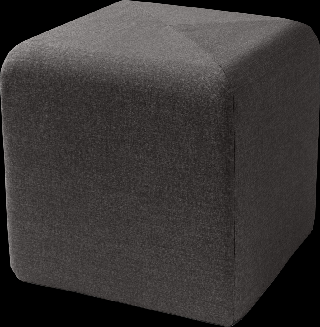 Edunci Black Ottoman - Thumbnail - Image 1