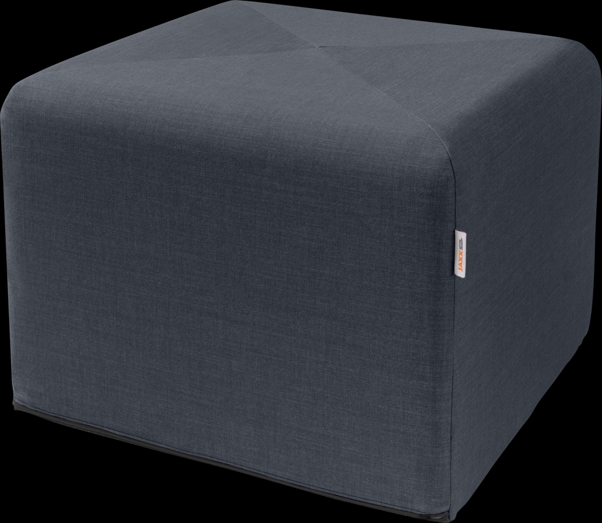 Edunci Blue/Denim Large Ottoman - Thumbnail - Image 1