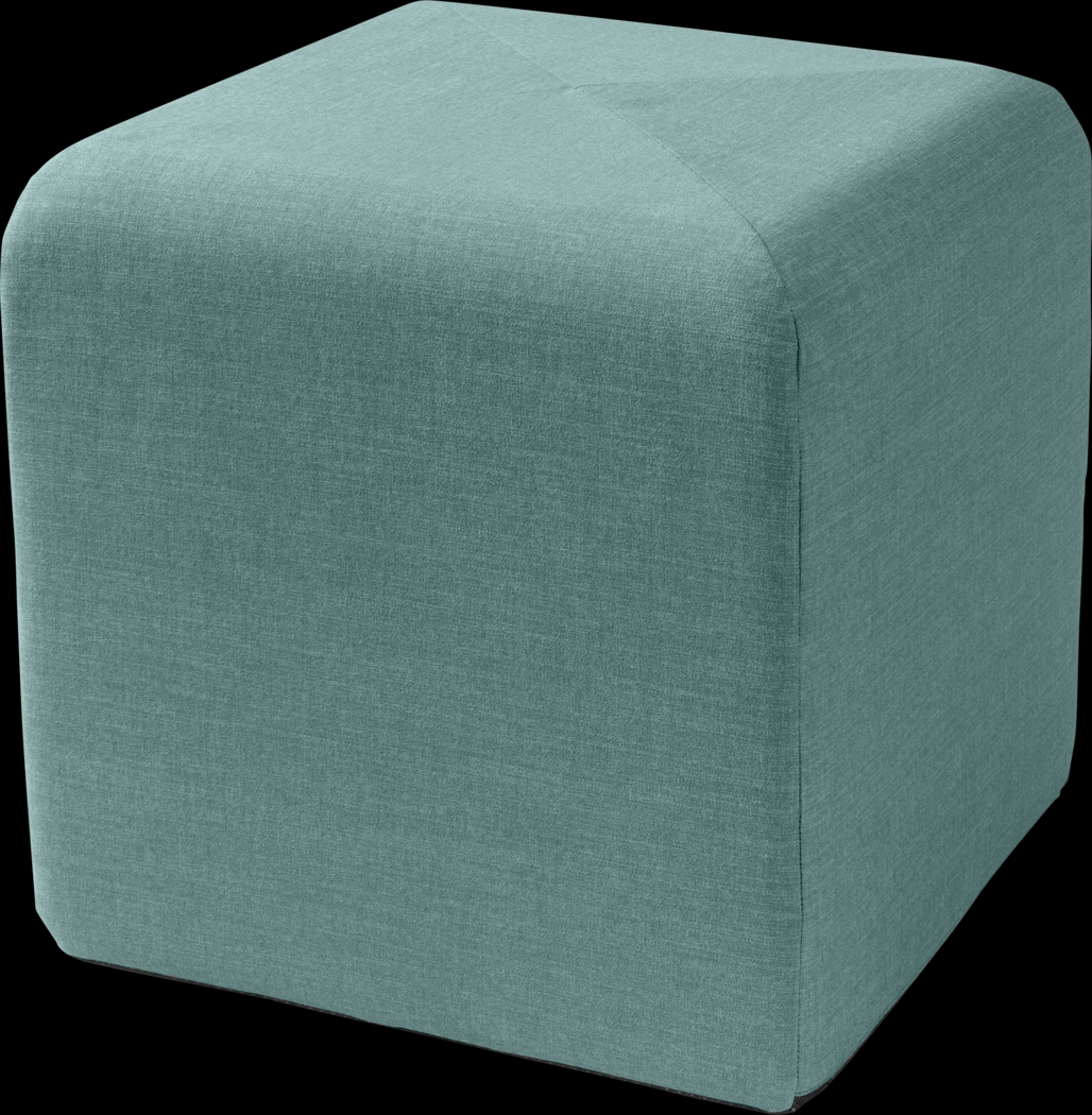 Edunci Blue Ottoman - Thumbnail - Image 1