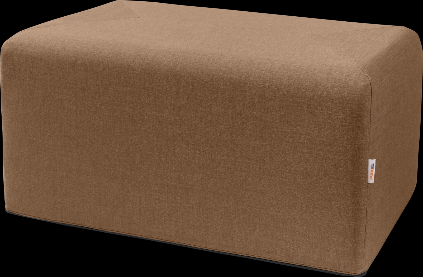 Edunci Brown Large Rectangular Ottoman - Thumbnail - Image 1
