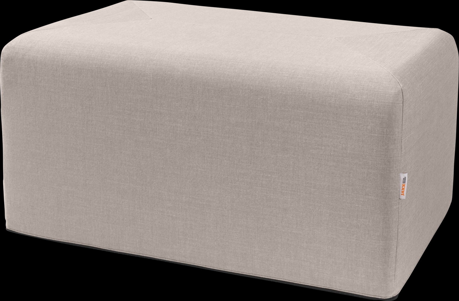 Edunci Gray Large Rectangular Ottoman - Thumbnail - Image 1