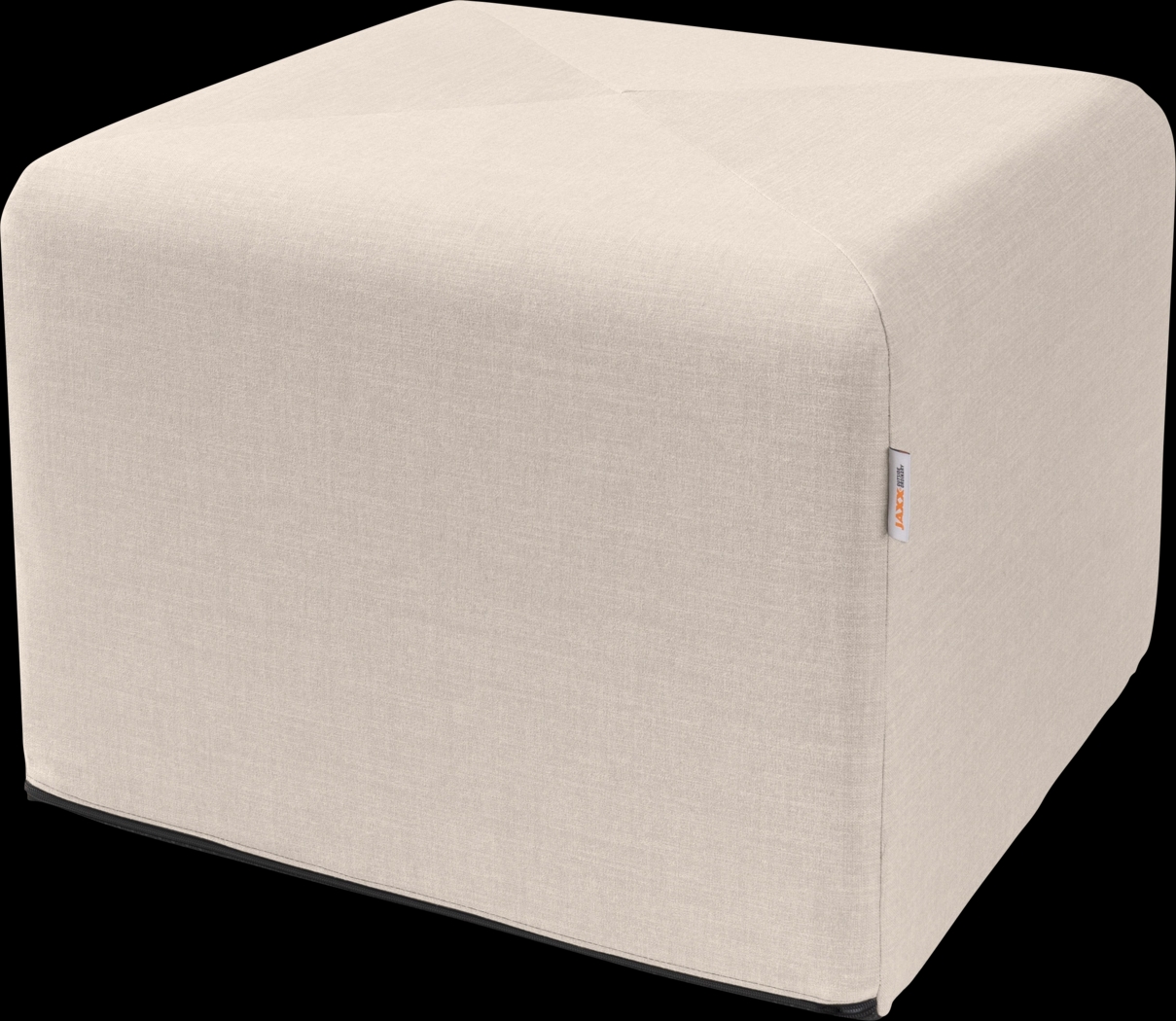 Edunci Light Gray Large Ottoman - Thumbnail - Image 1