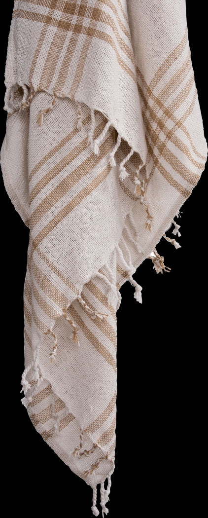 Eeva Natural Indoor/Outdoor Throw Blanket - Thumbnail - Image 2