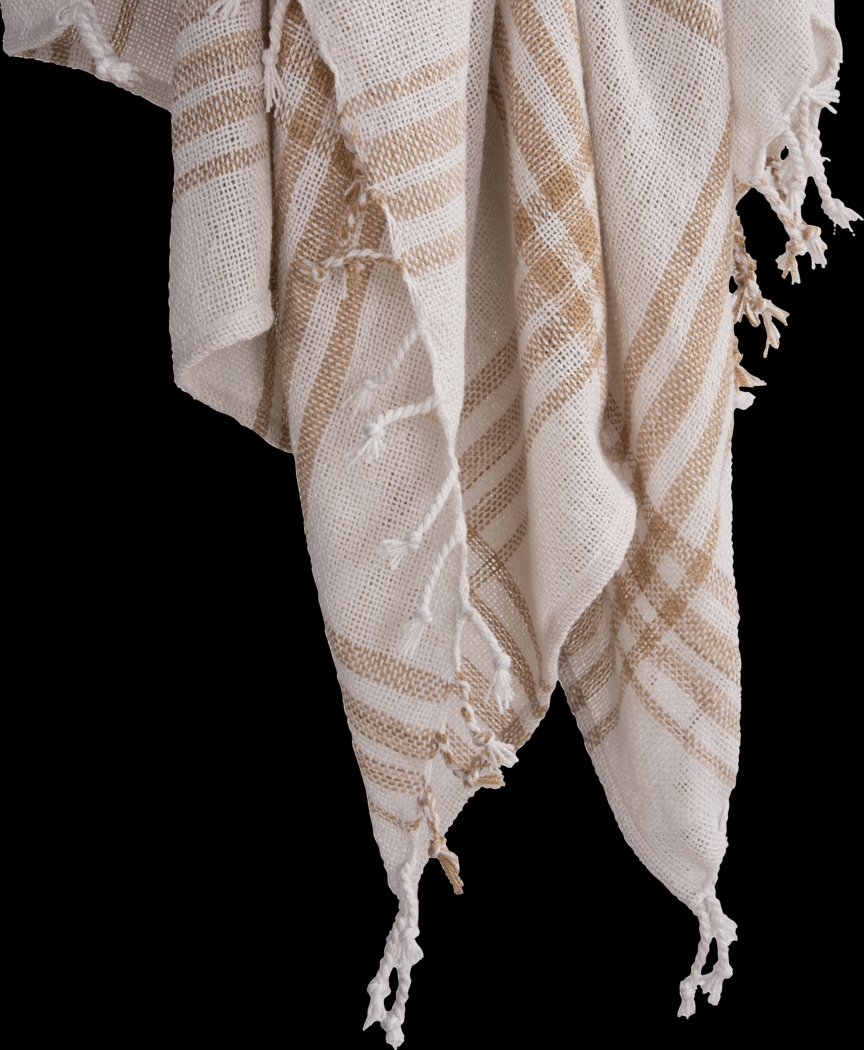 Eeva Natural Indoor/Outdoor Throw Blanket - Thumbnail - Image 3