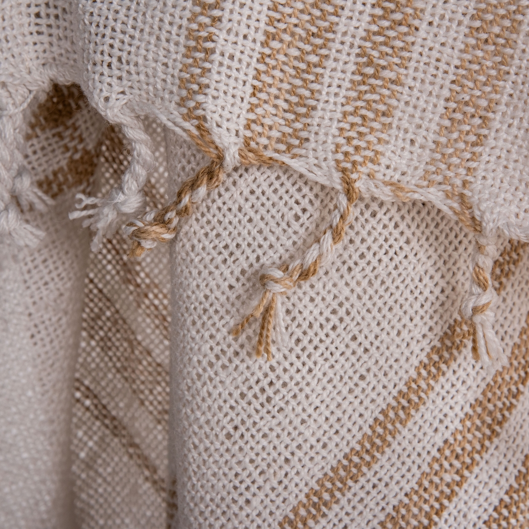 Eeva Natural Indoor/Outdoor Throw Blanket - Thumbnail - Image 4