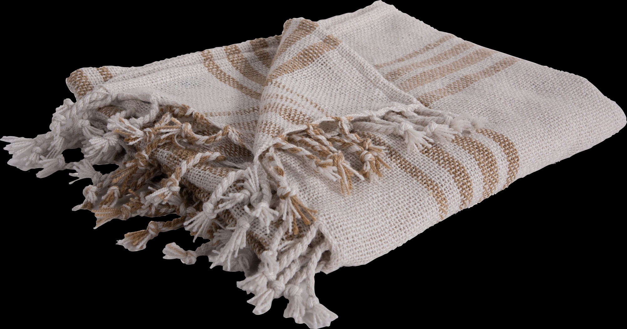 Eeva Natural Indoor/Outdoor Throw Blanket - Thumbnail - Image 1