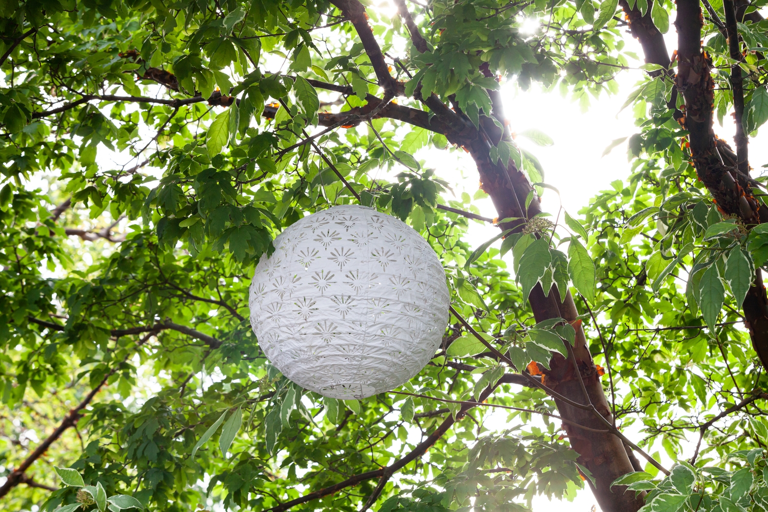 Eger Club Outdoor White Solar Lantern - Thumbnail - Image 10