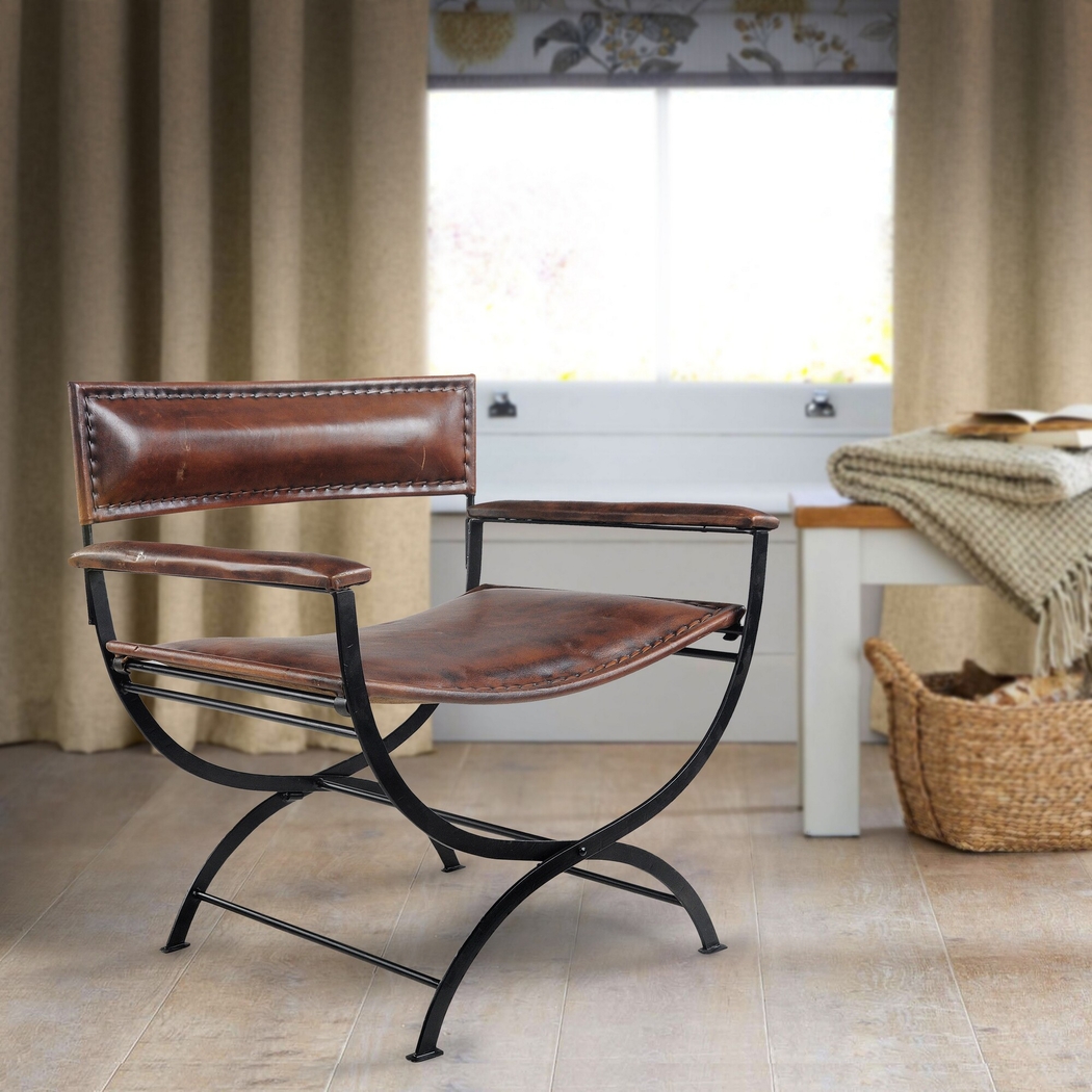 Egoria Brown Accent Chair - Thumbnail - Image 2