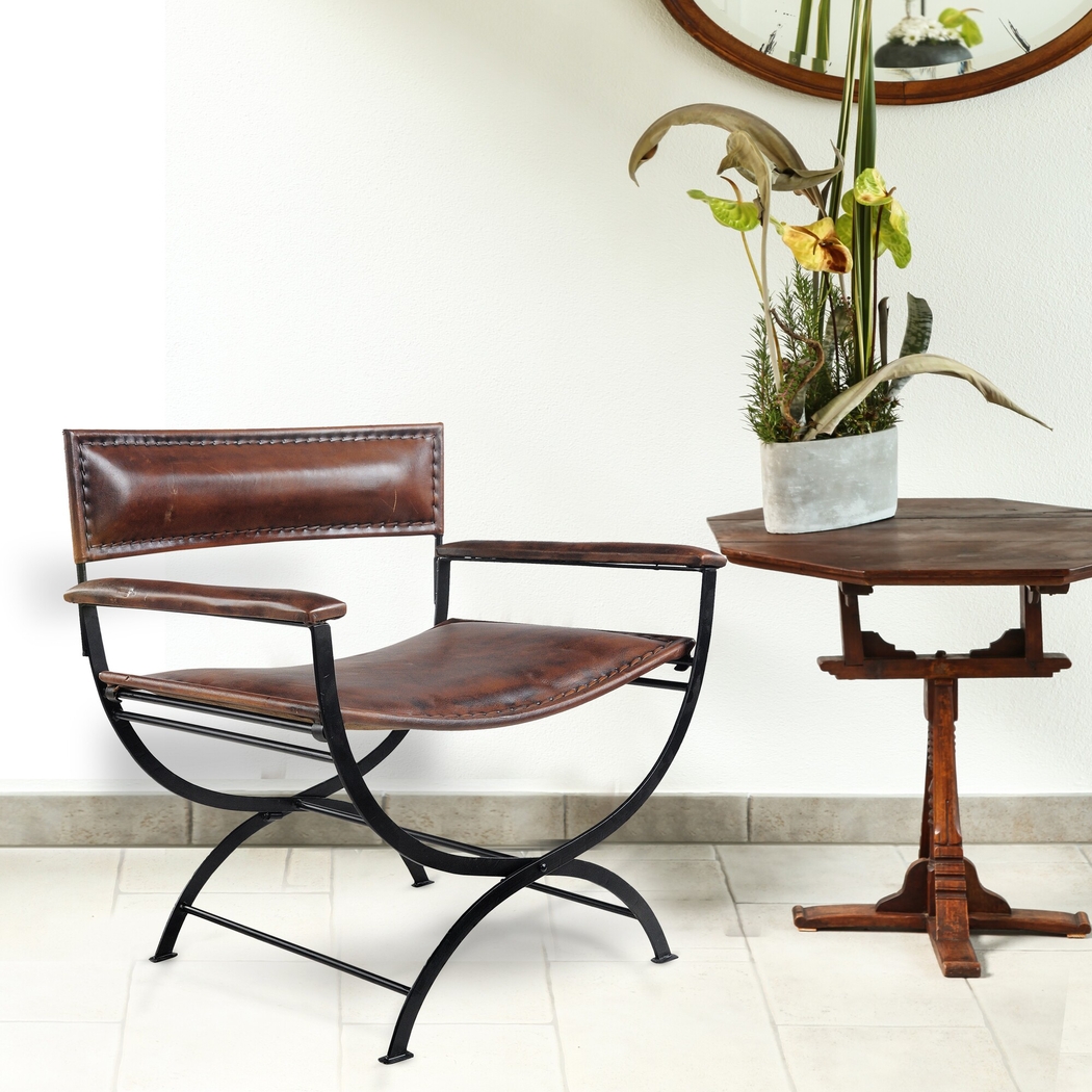 Egoria Brown Accent Chair - Thumbnail - Image 3