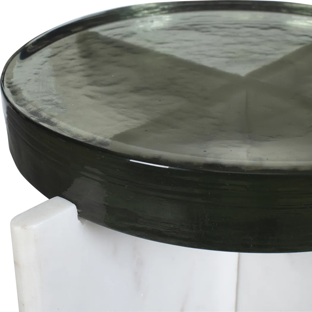 Ehesa White Outdoor End Table - Thumbnail - Image 4