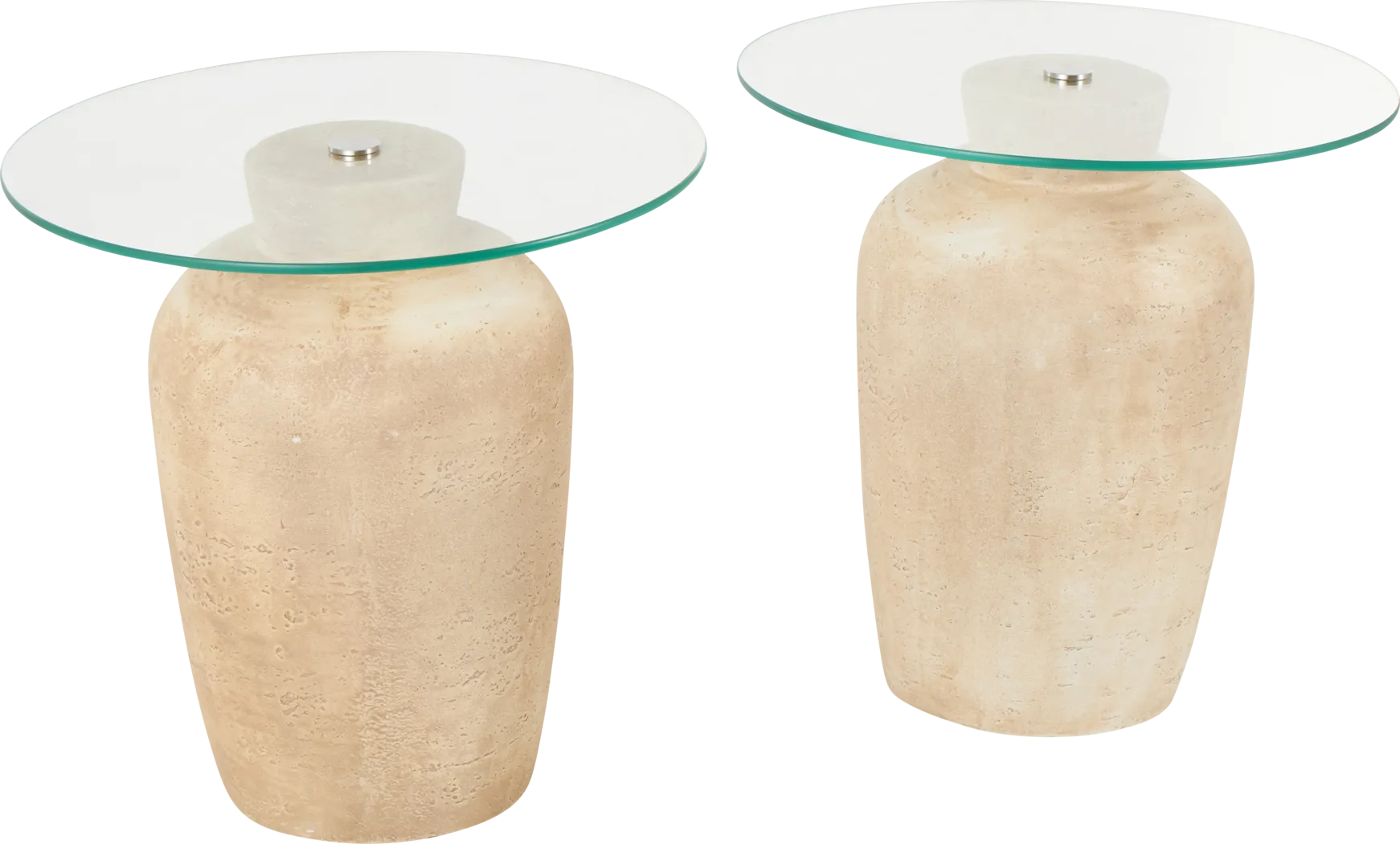 Ehodo Beige Accent Tables, Set of 2 - Thumbnail - Image 5