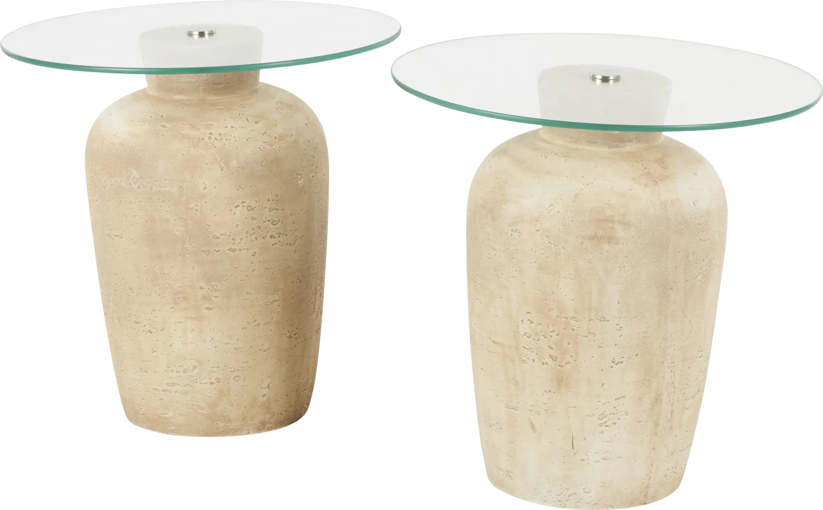 Ehodo Beige Accent Tables, Set of 2 - Thumbnail - Image 6