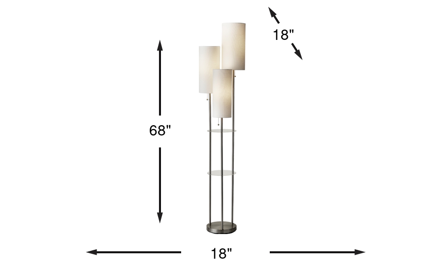 Dimension Image. Please refer to the Dimension Tab on this page for dimension details.