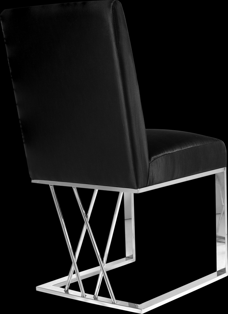 Eiler Black Dining Chair - Thumbnail - Image 2