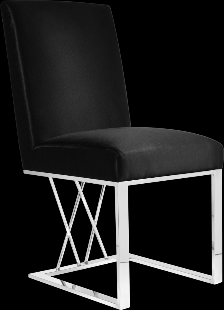 Eiler Black Dining Chair - Thumbnail - Image 1