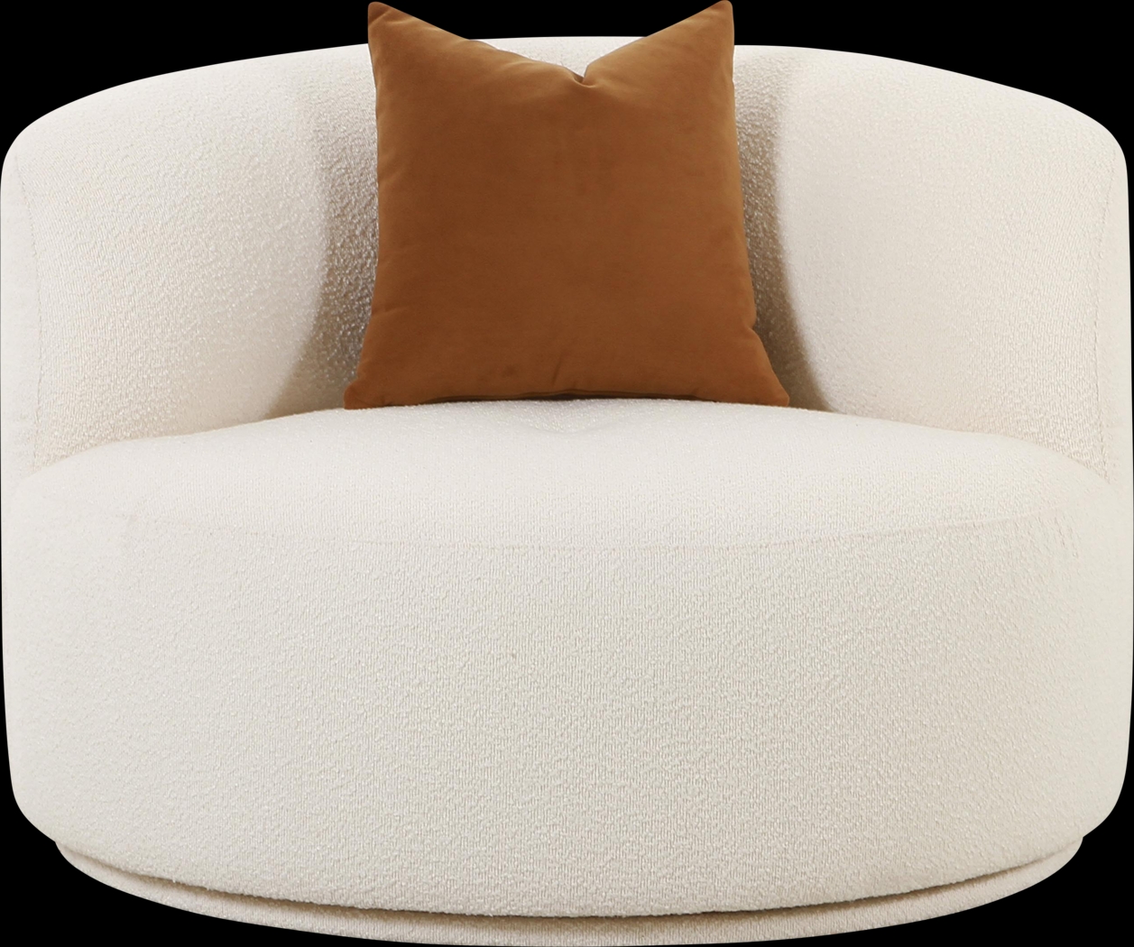 Eilers Cream Swivel Accent Chair - Thumbnail - Image 2