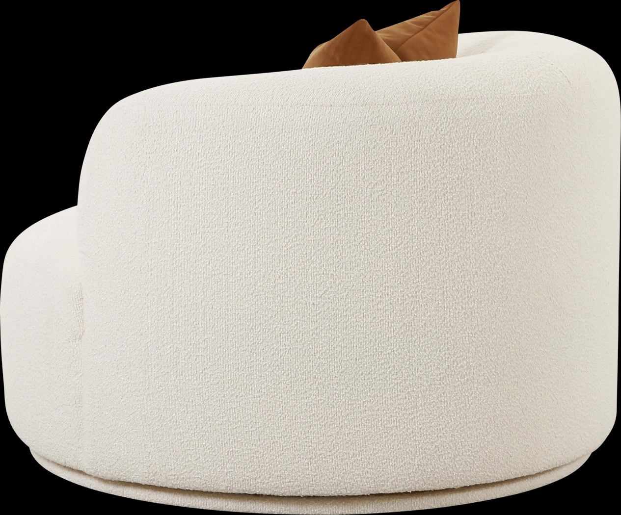 Eilers Cream Swivel Accent Chair - Thumbnail - Image 3