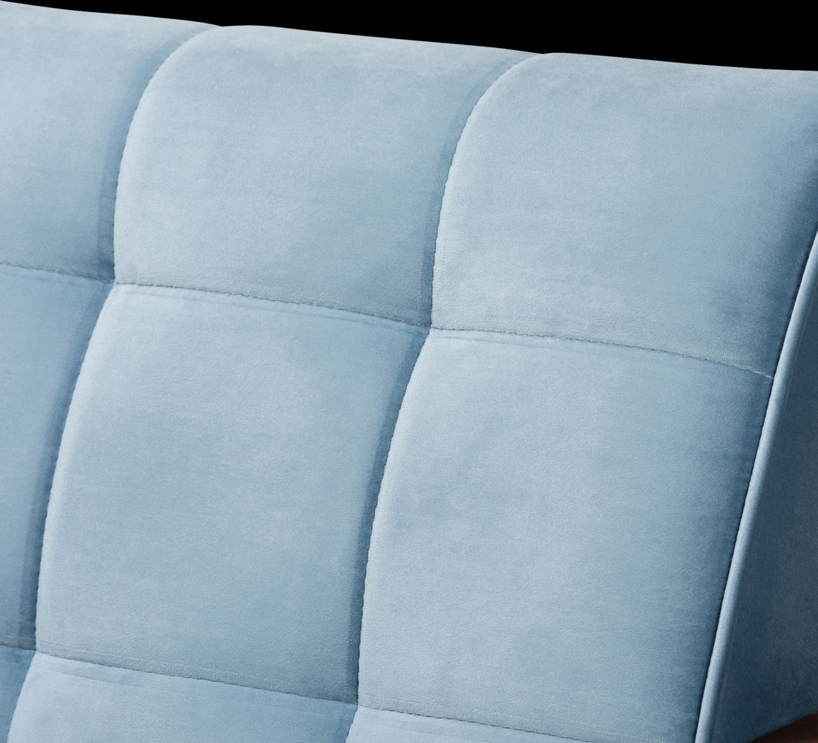 Eilla Blue Accent Chair - Thumbnail - Image 5
