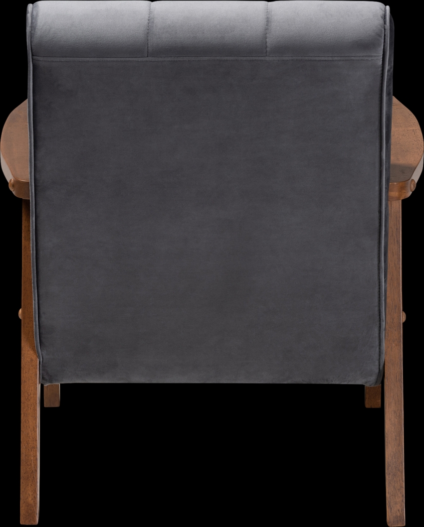 Eilla Gray Accent Chair - Thumbnail - Image 4