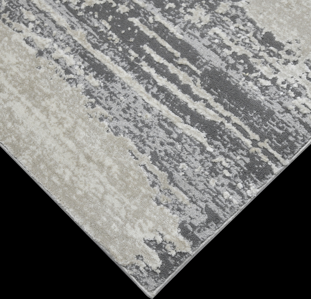 Ekime Gray/Blue 5'3 x 7'9 Rug - Thumbnail - Image 3