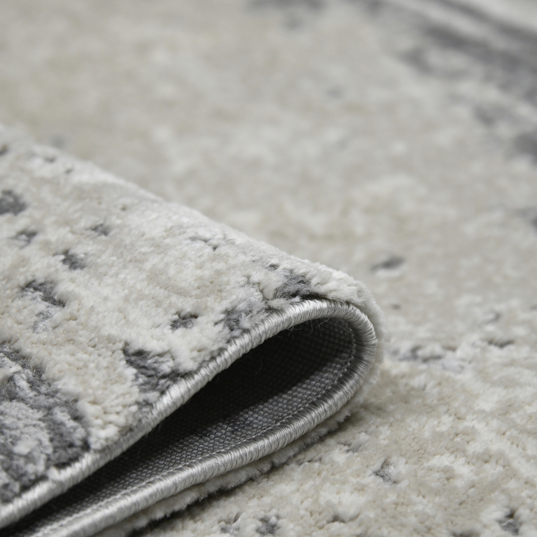 Ekime Gray/Blue 5'3 x 7'9 Rug - Thumbnail - Image 4