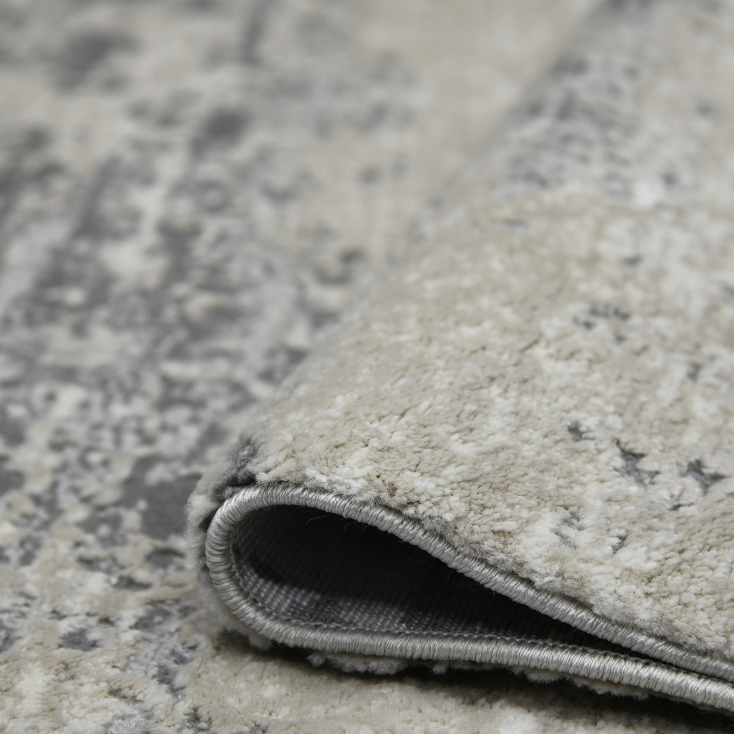 Ekime Gray/Blue 5'3 x 7'9 Rug - Thumbnail - Image 5