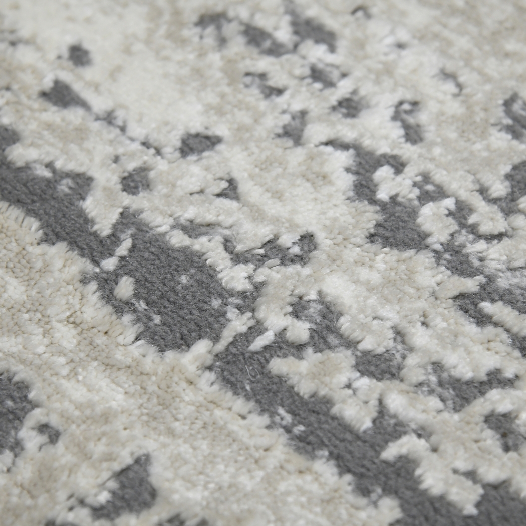 Ekime Gray/Blue 5'3 x 7'9 Rug - Thumbnail - Image 6