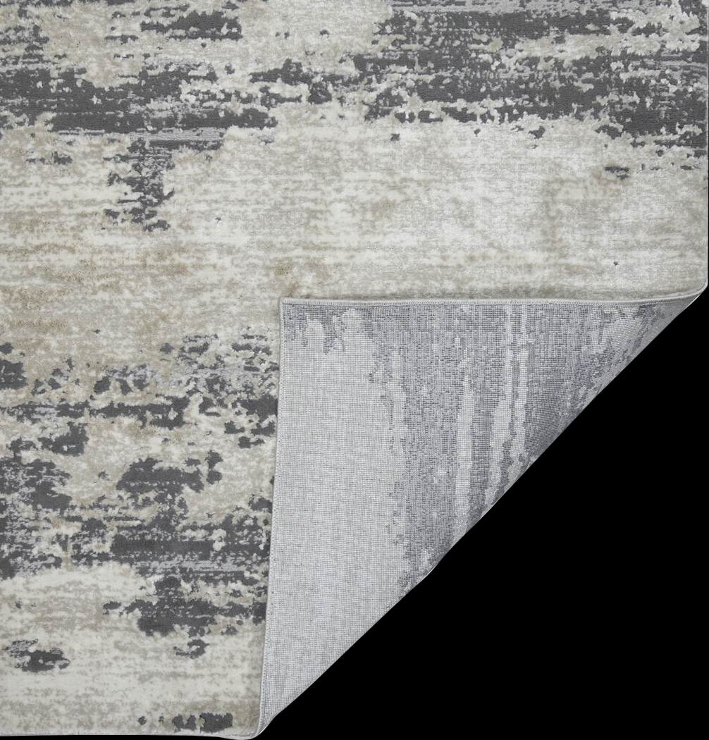 Ekime Gray/Blue 5'3 x 7'9 Rug - Thumbnail - Image 8