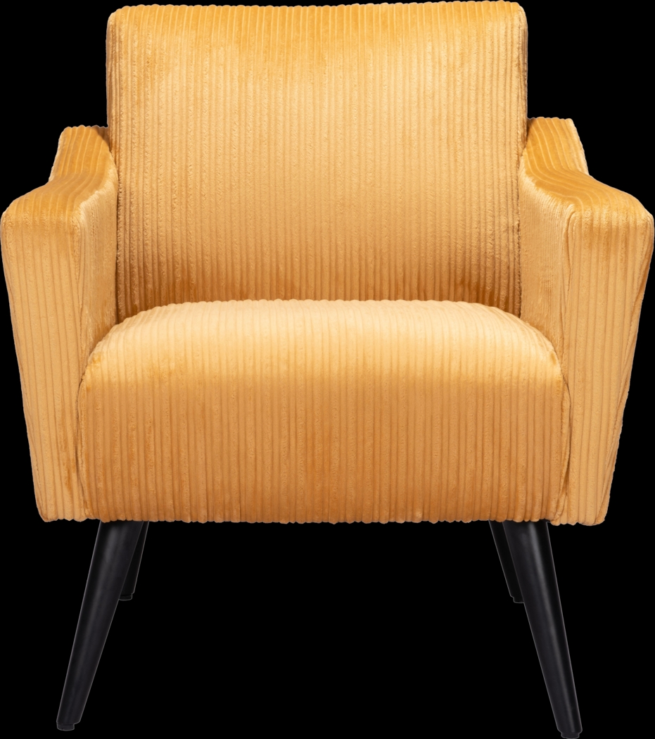 Eklutna Yellow Accent Chair - Thumbnail - Image 4
