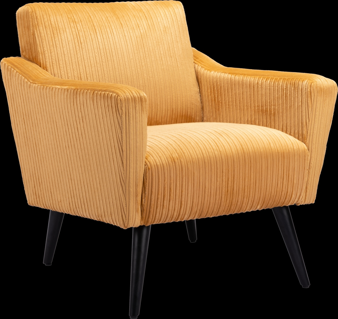 Eklutna Yellow Accent Chair - Thumbnail - Image 5