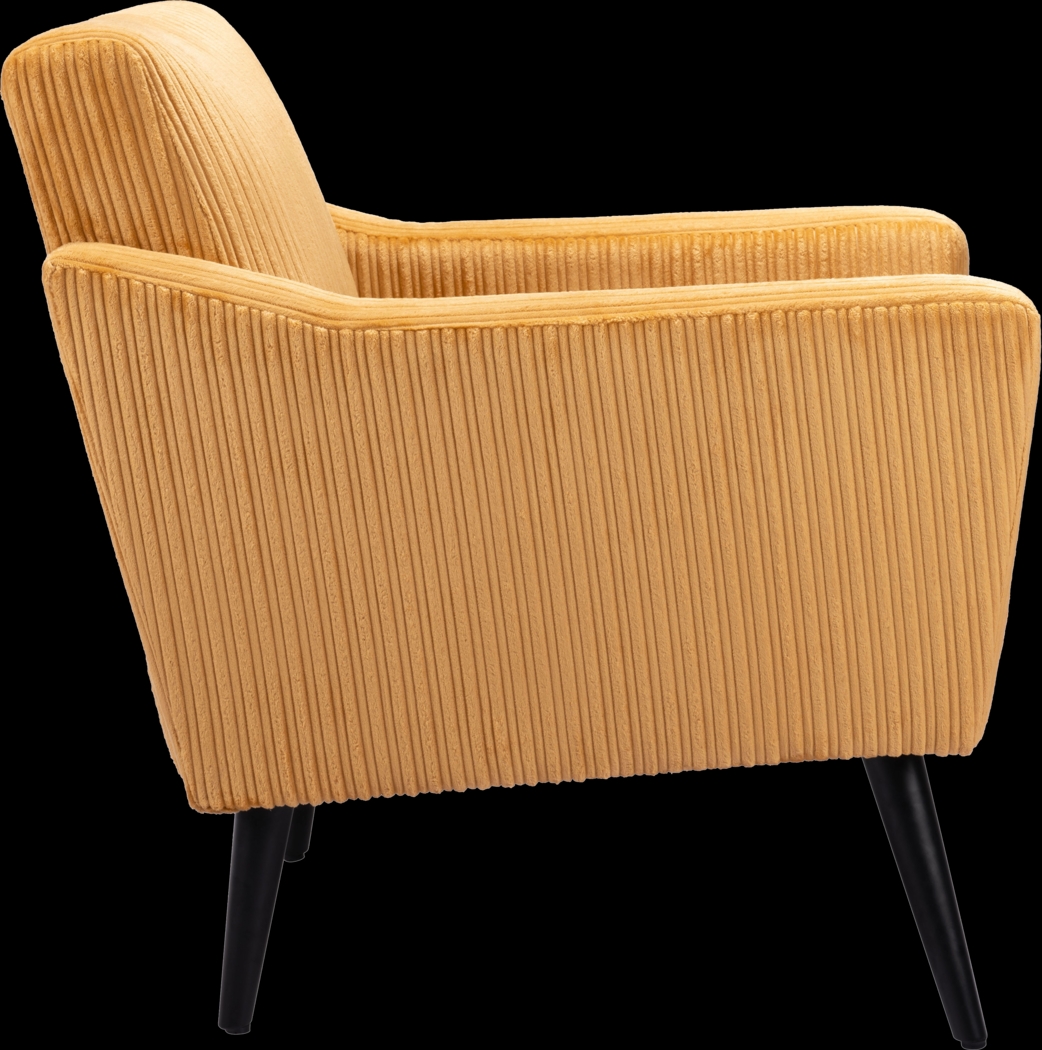 Eklutna Yellow Accent Chair - Thumbnail - Image 6