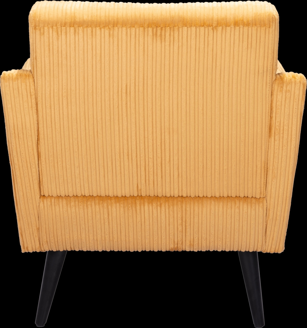 Eklutna Yellow Accent Chair - Thumbnail - Image 7
