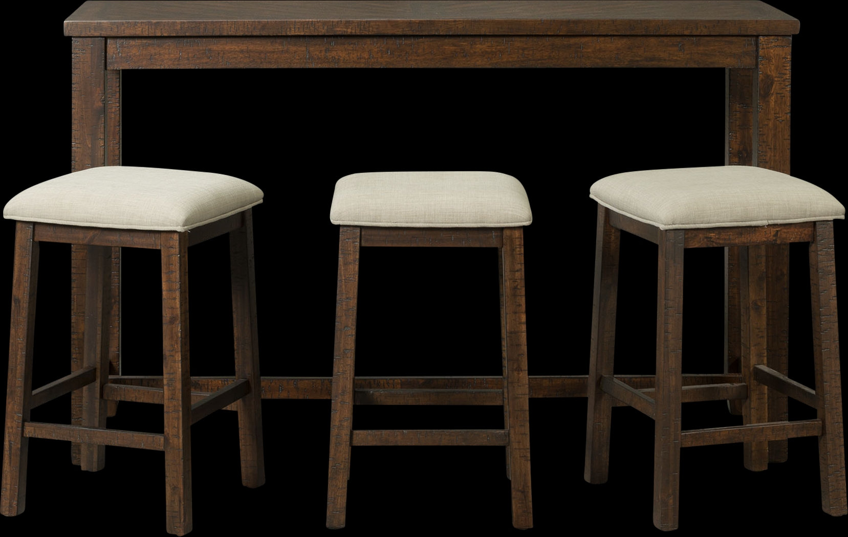 Ekolu Brown 4 Pc Dining Table Set - Thumbnail - Image 2