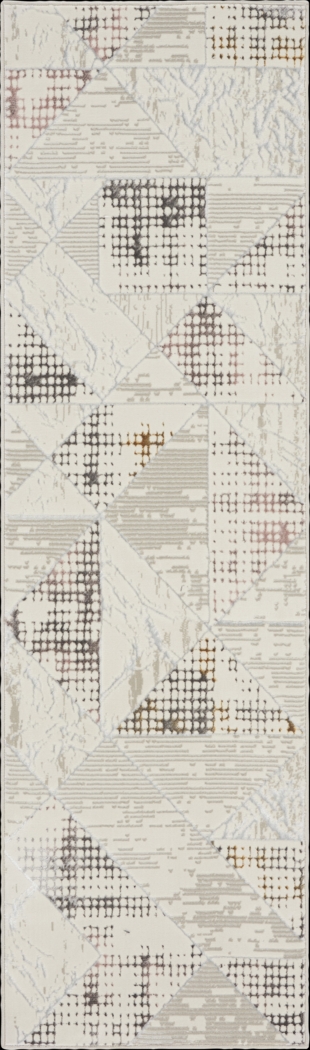 Elakian Ivory/Multi 2'3 x 7'6 Runner Rug - Thumbnail - Image 1