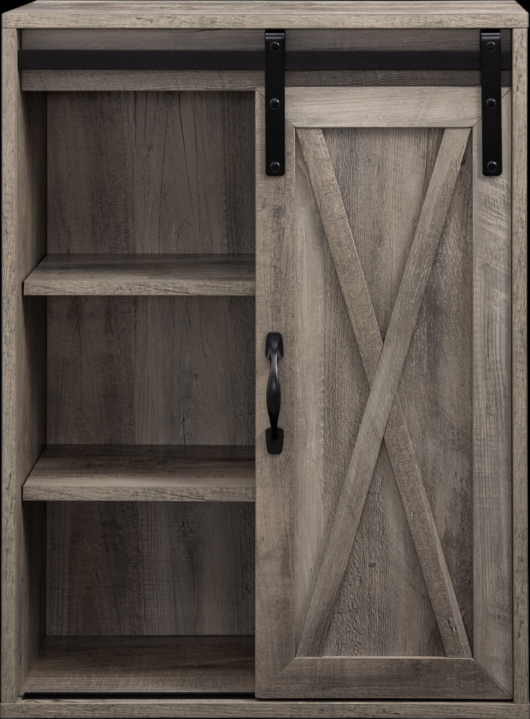 Elanette Gray Wall Cabinet - Thumbnail - Image 1