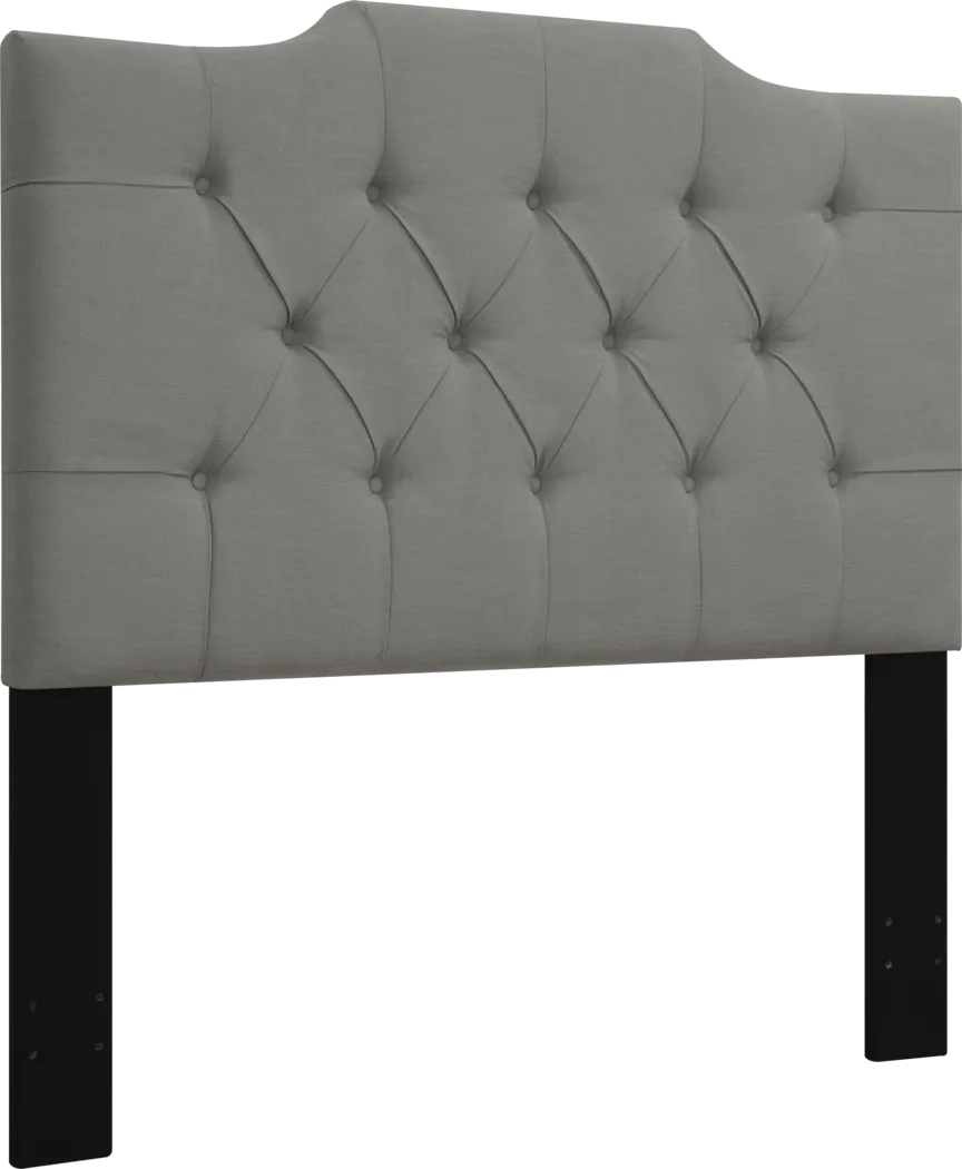 Elani Dove Gray Full/Queen Upholstered Headboard - Thumbnail - Image 3