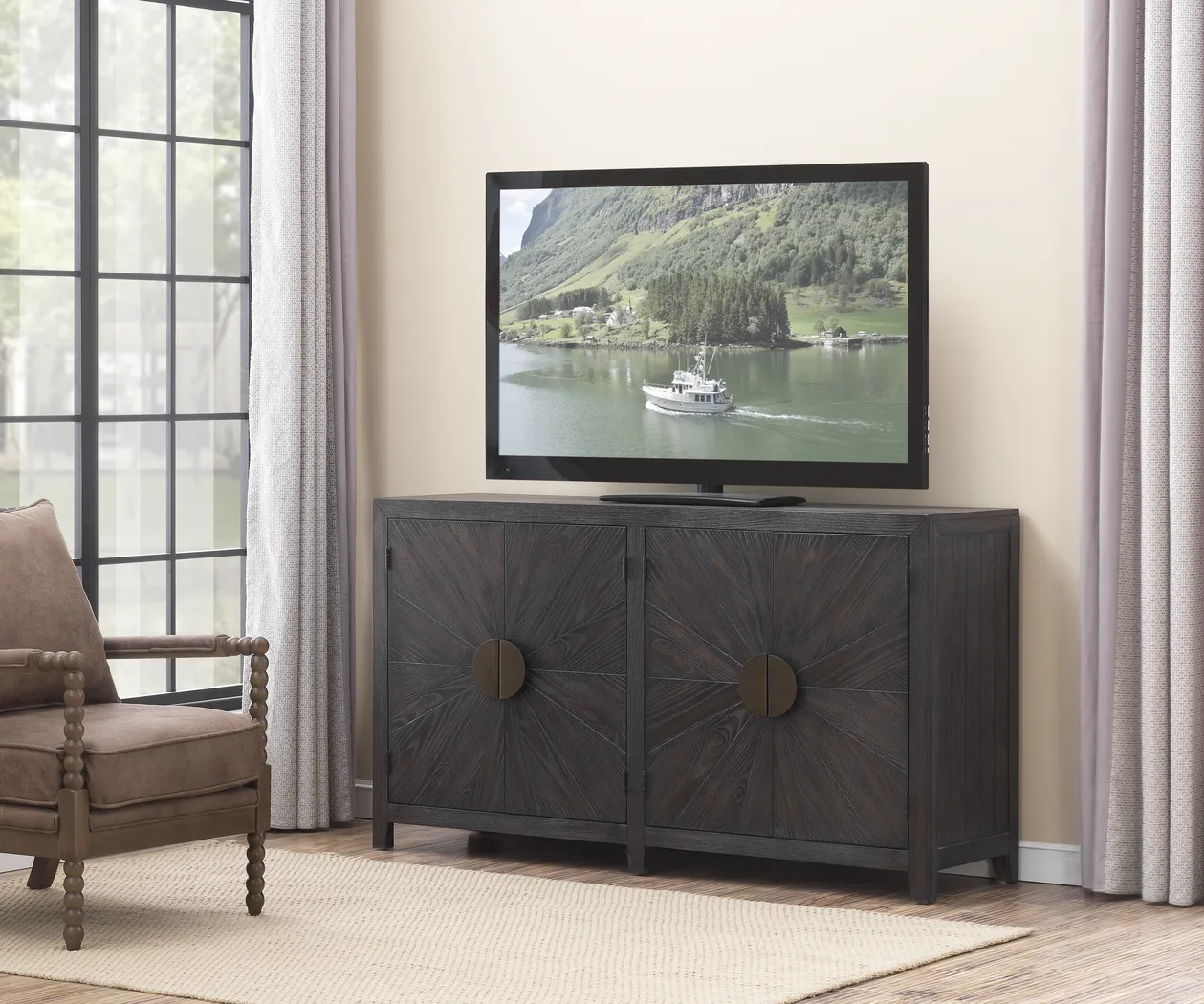 Elanor Brown Credenza - Thumbnail - Image 4