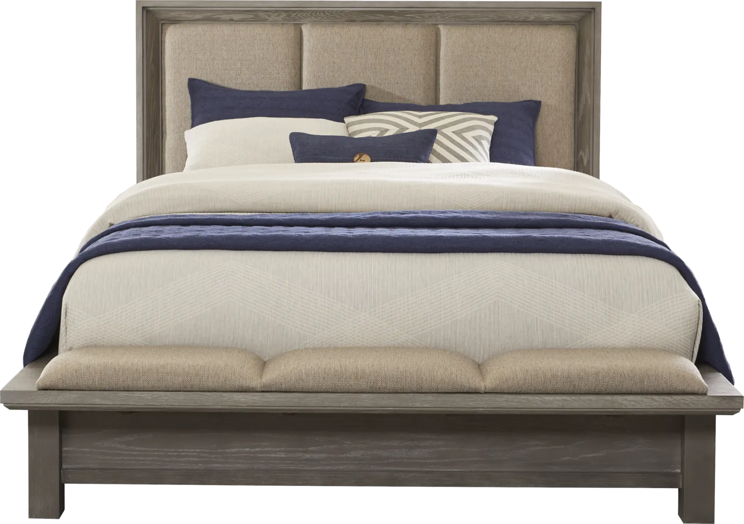 Elba Lane Gray 3 Pc King Bed - Thumbnail - Image 1