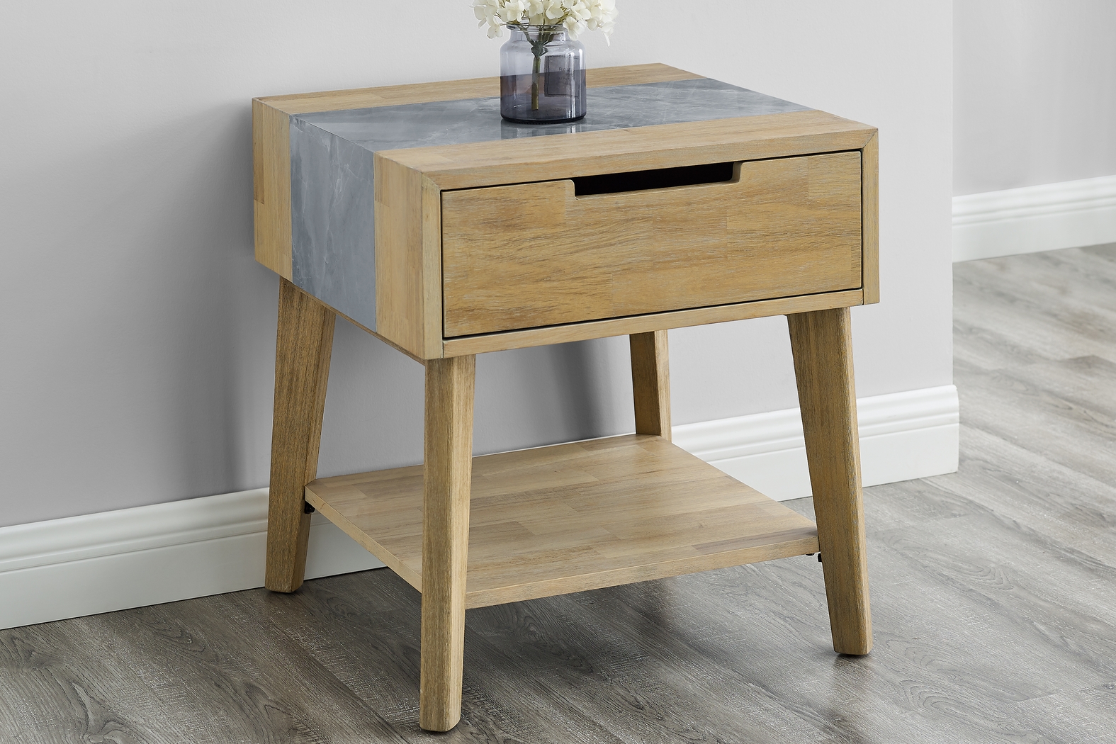 Elbe Brown End Table - Thumbnail - Image 2
